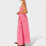 Isabel - Long striped dress